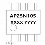 AP25N10X Mosfet Power Transistor 25A 100V TO-252 SOP-8 DC-DC Converters